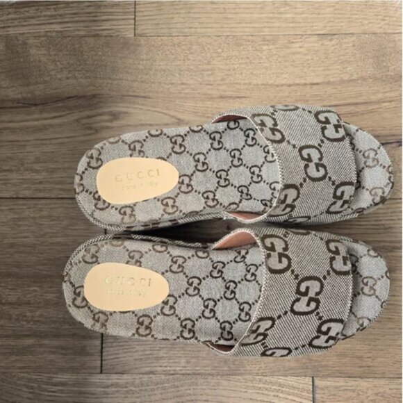 Gucci GG wedges clog, mules, sandals New - Picture 4 of 6